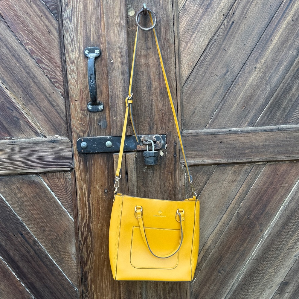 Nanette Lepore Yellow Leather Bag - Picture 4 of 4